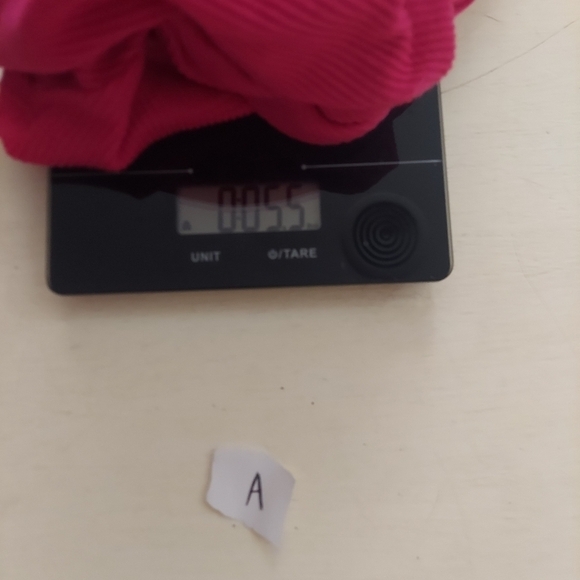 love J 2-piece set, fushia ribbed biker shorts + knot front crop top, NEW, small - Picture 10 of 10